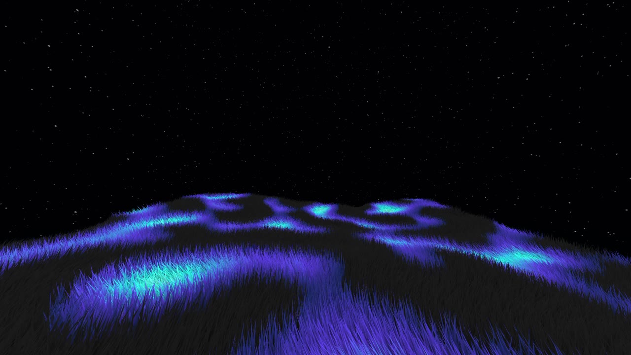 Box breathing exercise with calming grass visual from Lungy